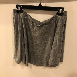 Soft Grey Midi-Skirt